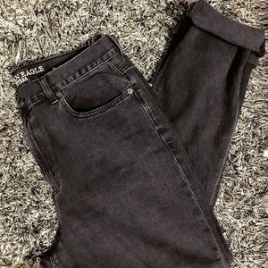 Black America Eagle mom jeans